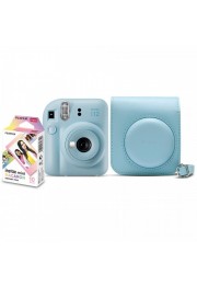 Kit Câmera instantânea FujiFilm Instax Mini 12 Azul + Bolsa + Filme